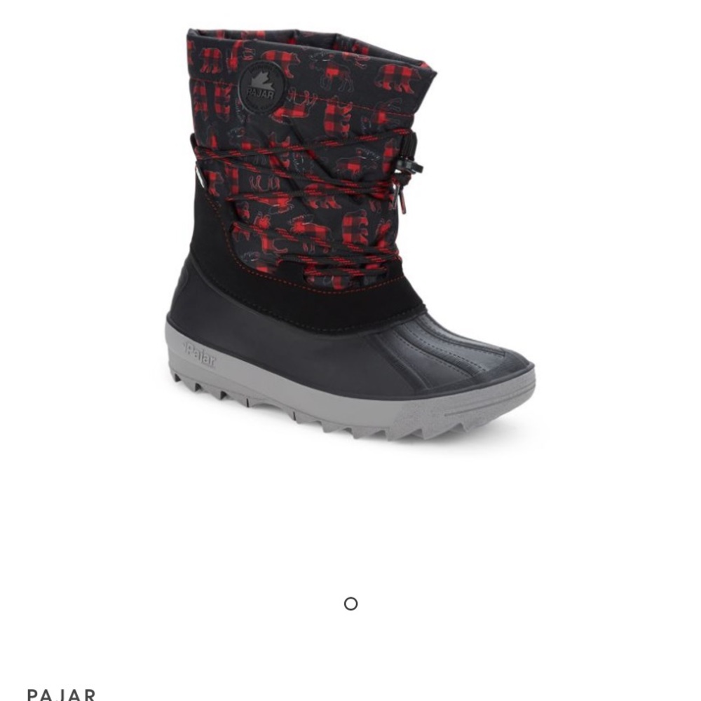 Pajar Boy’s Lennox 2.0 Snow Boots Black Moose size 5Y